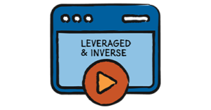 an illustration of a video for Leveraged & Inverse ETF Education