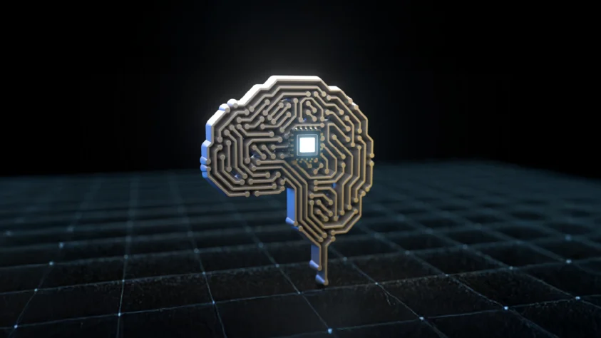 A digital brain with a microprocessor