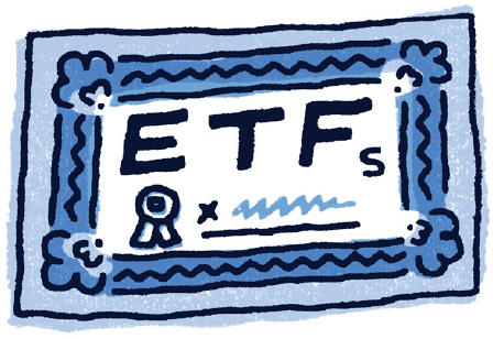 illustration of an ETF certificate
