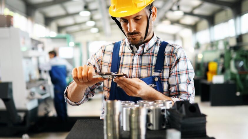 Traders watch the Manufacturing Purchasing Managers' Index (PMI) release and trade Industrial ETFs.
