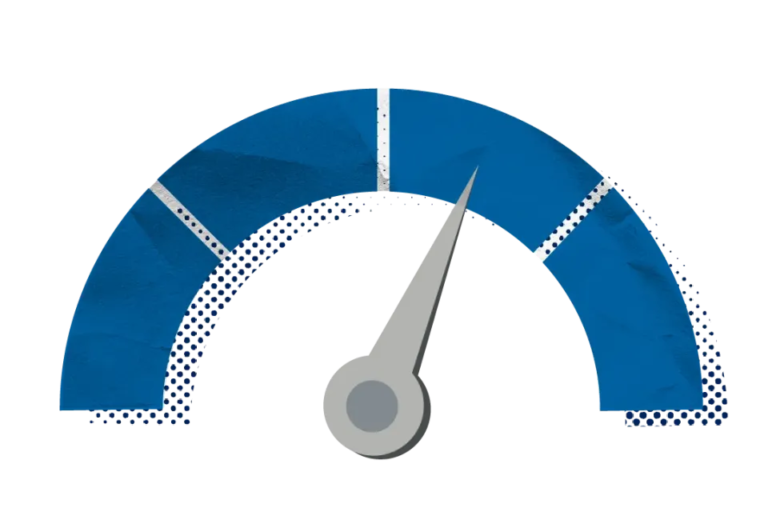 illustration of a dial to control the leverage point of an ETF